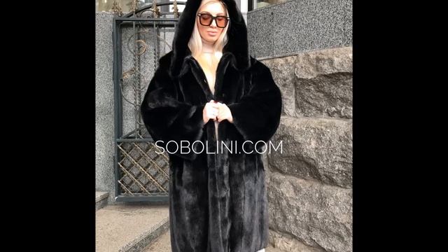 Коллекция 48+ уже в продаже !Шуба из норки Нафа чёрного цвета , фасон оверсайз удобно, практично. смотреть онлайн