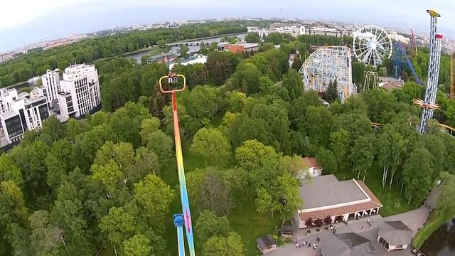 Парк "Диво-остров" Санкт-Петербург, аттракцион Бустер смотреть онлайн