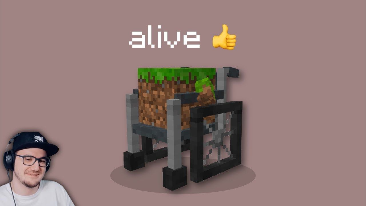 Добавил ЖИЗНЬ в каждый БЛОК в МАЙНКРАФТ ► I added being alive to every block in Minecraft | Реакция смотреть онлайн