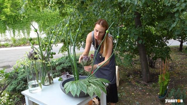 Композиция на оазисе в восточном стиле | Мастер-класс Ольги Шаровой смотреть онлайн