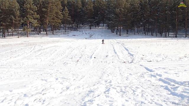 Поездка с ребятами на горку. Костёр. Сардельки. Тюбы. Отдых (02.22г.) Семья Бровченко. смотреть онлайн