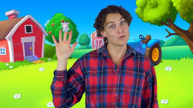 Old MacDonald Finger Family Song | Animals on the Farm sing Finger Family! смотреть онлайн