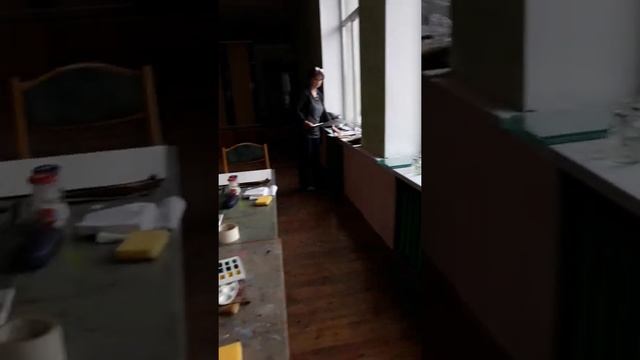 Мастер-класс Галины Гулевой. Акварель по сырому фону. Этюды. Г. Могилев (часть 1). смотреть онлайн