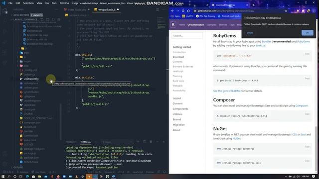 Laravel Composer Bootstrap 4 смотреть онлайн