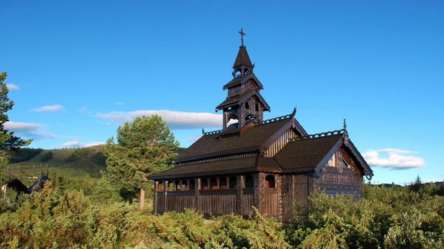 Норвегия. Утро. Лес. июль 2016 смотреть онлайн