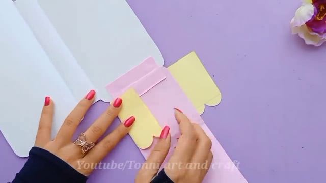 How To Make A Paper Pencil Box | Paper Pencil Box With Cardboard /Easy Pencil Box Tutorial / DIY