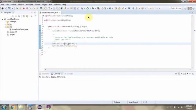 How to use getEra method of Java 8 LocalDate Class? | Java 8 Date and Time смотреть онлайн