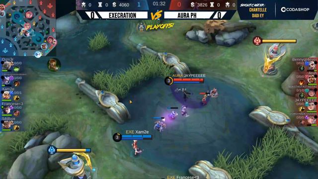 Execration vs Aura PH Game 1 Playoffs Just ML Cup (BO3) | Mobile Legends смотреть онлайн