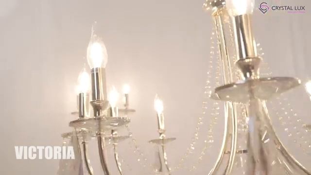 Настенный светильник Crystal Lux Victoria AP2 Gold Amber смотреть онлайн