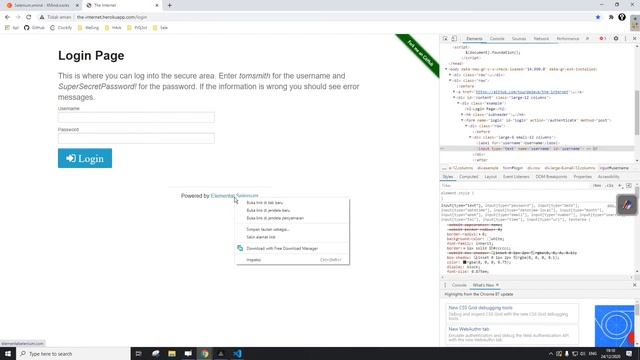 Locating element (1/2) | Belajar Selenium Python Bahasa Indonesia смотреть онлайн