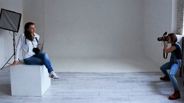 съемка моделей при естественном освещении смотреть онлайн