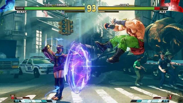 Street Fighter V Arcade Edition - Menat Arcade Mode (Street Fighter 5 Path) смотреть онлайн