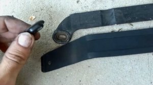 Слайдер цепи на STELS 400 GT из автомобильного коврика.