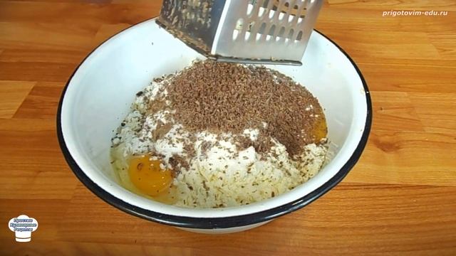 Запеканка из творога с шоколадом и бананом приготовленная в духовке смотреть онлайн