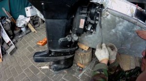 Самодельный трим для лодочного мотора за 45 $ / Do-it-yourself trim for $ 45