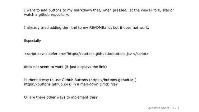 HTML : How to use Github buttons in Markdown (README.md) смотреть онлайн