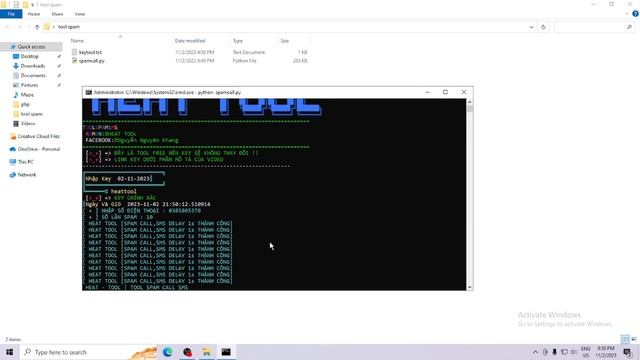 [SHARE TOOL] TOOL SPAM SMS CALL VIP MAXSPEED | HEAT TOOL смотреть онлайн