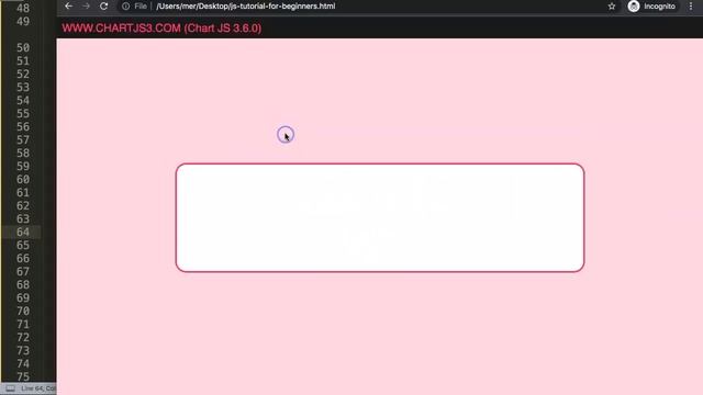 How to Create a Scatter Line Chart in Chart js смотреть онлайн