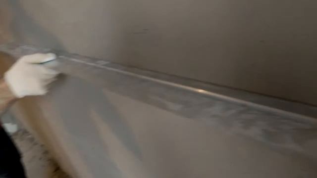 Штукатурка по горизонтальным маякам Видео № 2