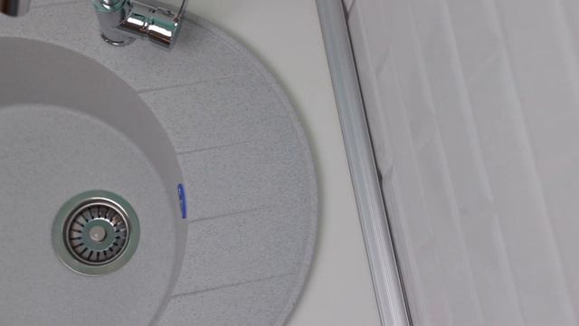 Кухонная мойка из искусственного камня Агна, Alcora, матовая, цвет светло серый смотреть онлайн