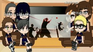 Реакция Карасуно на Хинату Сё МОЯ АУ