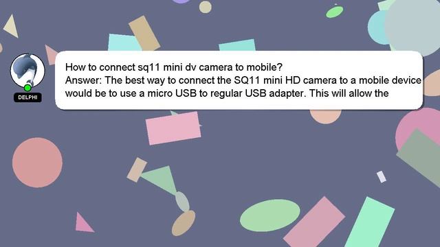 How to connect sq11 mini dv camera to mobile? смотреть онлайн