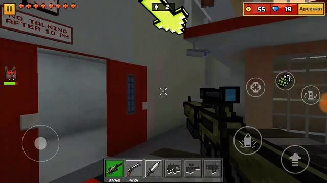 Пиксель ган мультик игра для детей Pixel Gun Побег от зомби Выживание как майнкрафт Пиксельган муль смотреть онлайн
