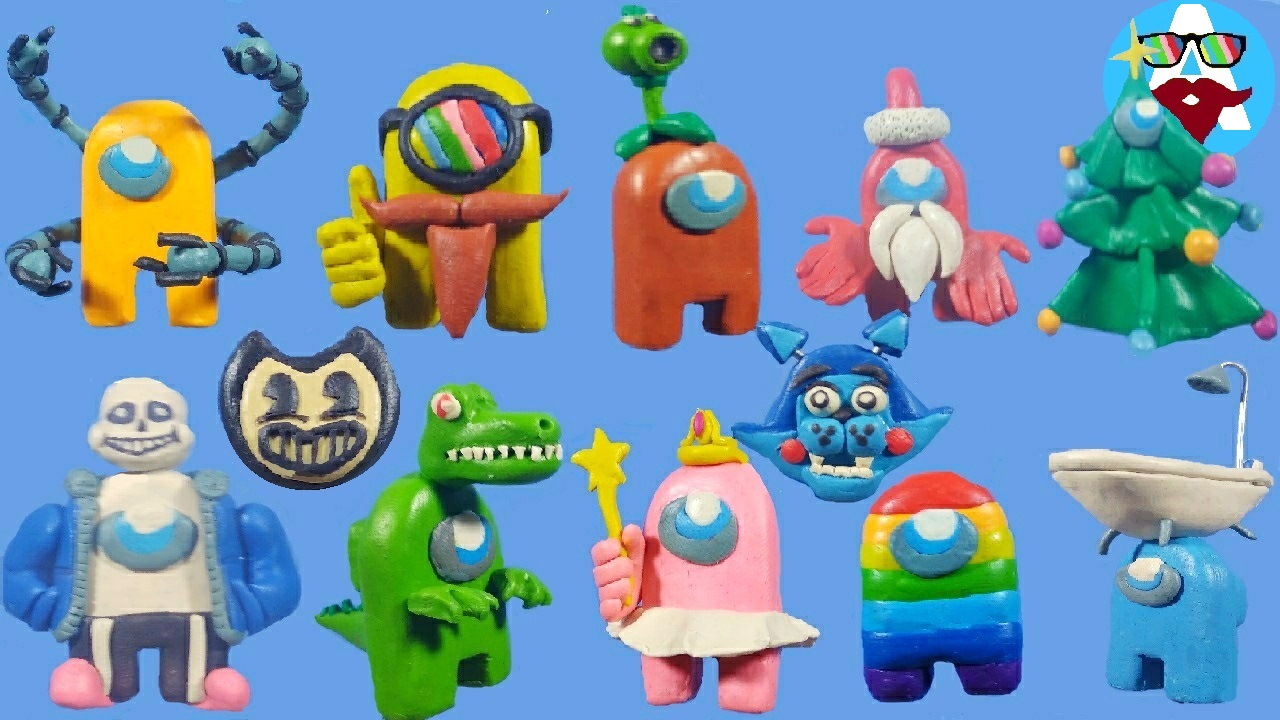 12 НОВЫХ ПЕРСОНАЖЕЙ АМОНГ АС. Часть 4 смотреть онлайн