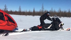 BRP Ranger 49 и санки Snowcruiser (отзыв владельца)