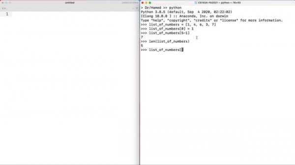 Python List: introduction