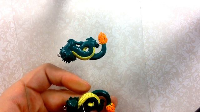 Полимерная глина. Мастер класс по Китайским драконам. Polymer Clay Tutorial смотреть онлайн