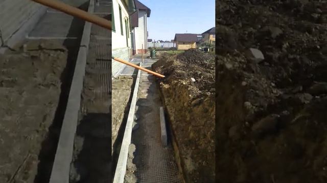 монтаж поребрика