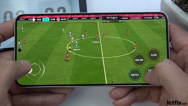Samsung Galaxy S23 Plus FIFA Mobile Gaming test смотреть онлайн