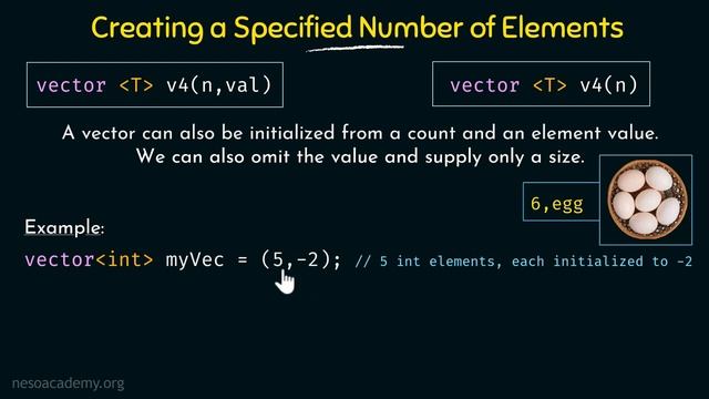 Defining and Initializing Vectors in C++ смотреть онлайн