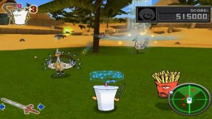 Aqua Teen Hunger Force Zombie Ninja Pro-am Full Walkthrough No Commentary