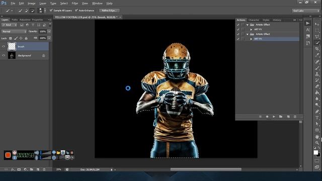 Artistic Painting Photoshop Tutorial смотреть онлайн
