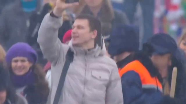 Нереально классный флешмоб 26 02 12 на Воробьевых горах смотреть онлайн