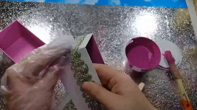 DIY. Идея переделки коробки от телефона в очаровательную шкатулку! Поделки своими руками! смотреть онлайн