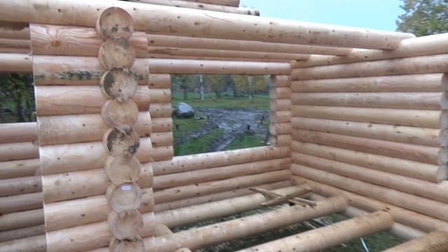 Сруб дома 6.0х8.0м. с террасой и лофтом "Поповка". Цена в СПб 265.107 руб. смотреть онлайн