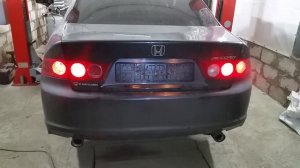 Honda Accord cl 7- cl 9 Замена габаритных ламп на крышке багажника.