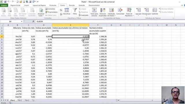 Importar IGP-M da Web para Excel смотреть онлайн