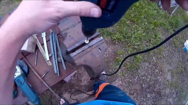 Самодельная Удлинненая гайка под резьбу М6 смотреть онлайн