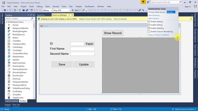 C# How to Edit / Update data in Database (Part 2) Edit Button Column in DataGridView | Sql Server смотреть онлайн