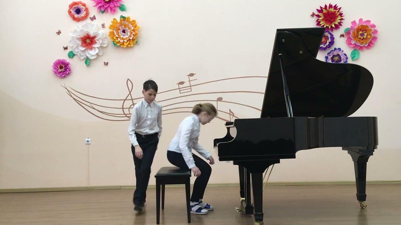 Михайлова Алена, Руднев Владимир Ж.Металлиди "Рождение Буратино", "Марш Буратино" ДМШ Барабинск смотреть онлайн