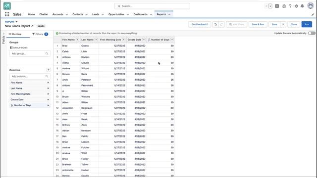 How to Create a Report Formula for Number of Days Between Two Dates | Salesforce Platform смотреть онлайн