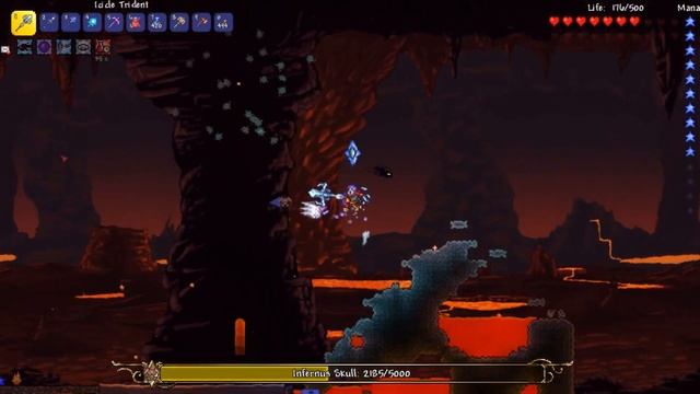 В ТЕРРАРИЮ ПРИБЫЛ НОВЫЙ КОРОЛЬ АДА - ЭЛИТНЫЙ БОСС ИНФЕРНОН! | Террария с новыми модами #15 ч.2 смотреть онлайн