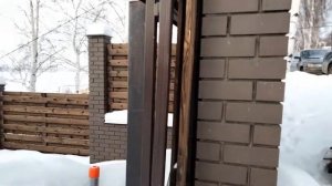 откатные телескопические ворота