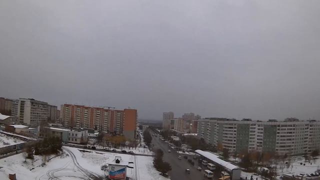Первый снег с высоты птичьего полета смотреть онлайн