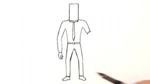 Как нарисовать Сломанный Большой СпикерМен