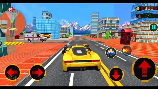 Bumblebee Flying Car Helicopter Robot Transform Game 2021- Android Gameplay смотреть онлайн